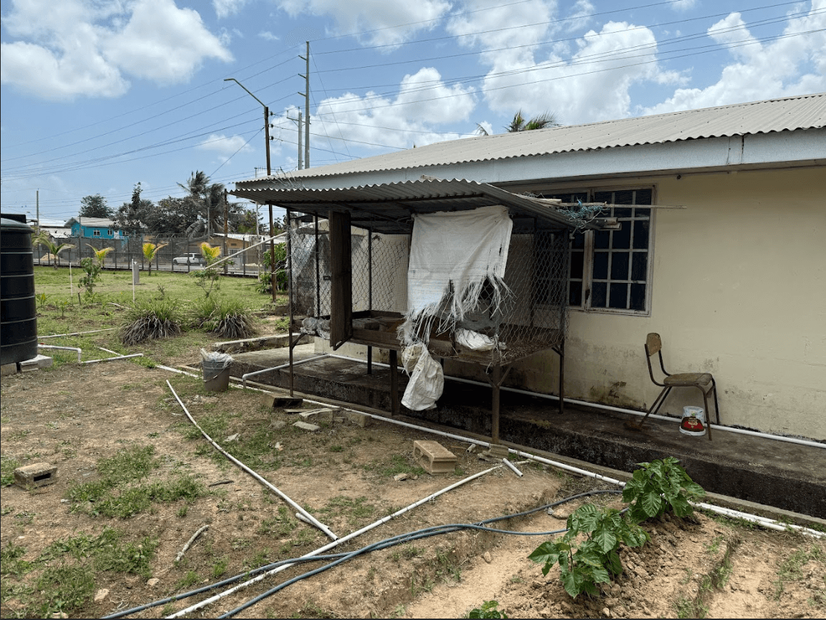 Poultry teaching facility needing reconstruction